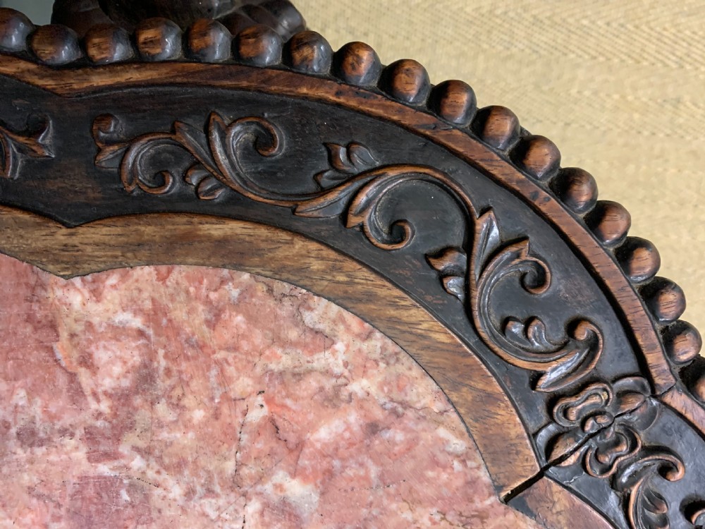 Large 19th Century Chinese Hardwood Stand View IX