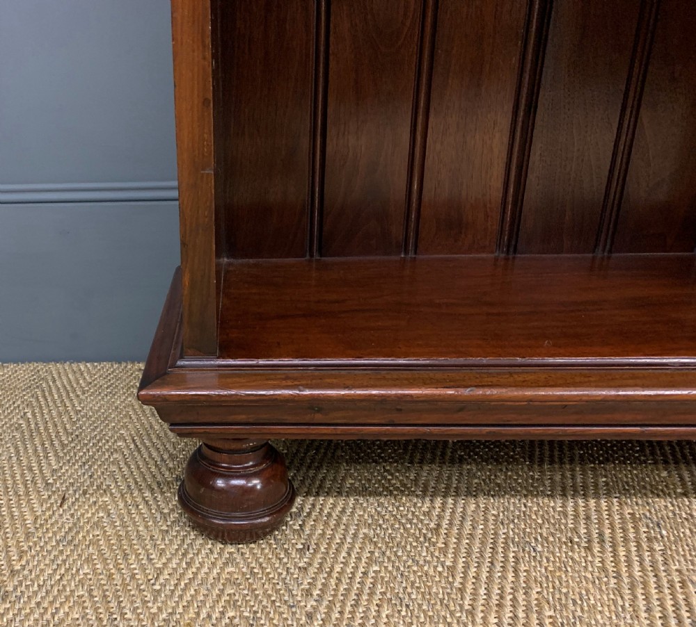 Victorian Walnut Open Bookcase View VII