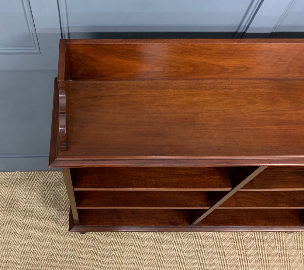 Victorian Walnut Open Bookcase View VIII
