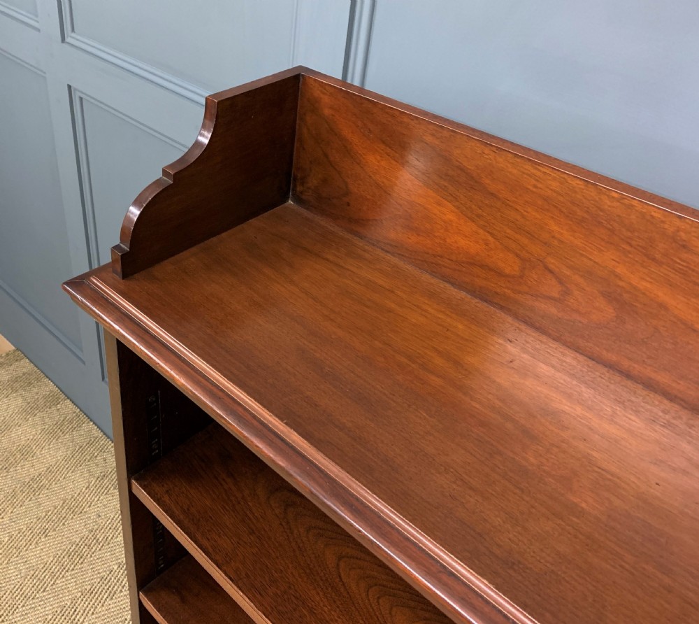 Victorian Walnut Open Bookcase View IX