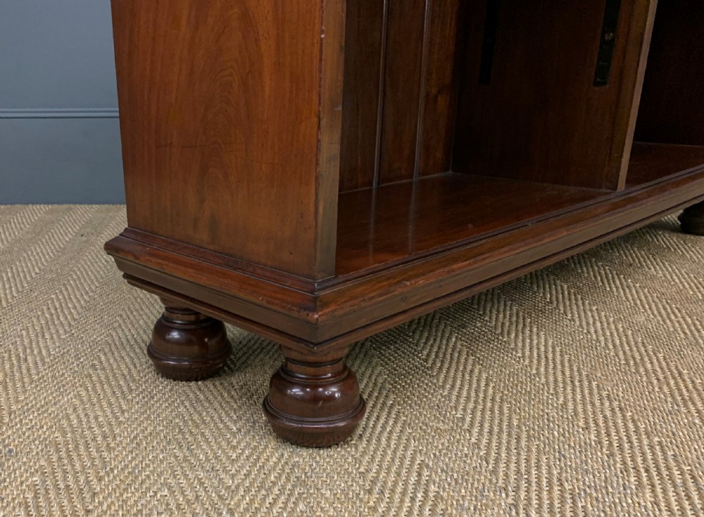 Victorian Walnut Open Bookcase View XI
