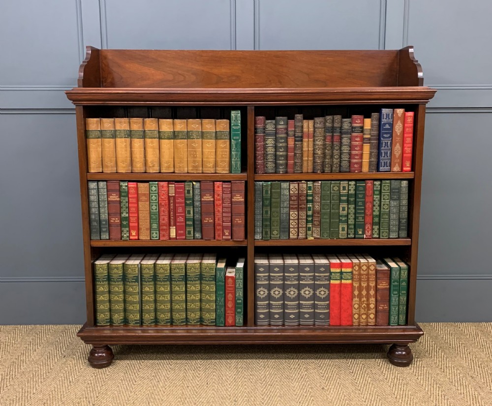 Victorian Walnut Open Bookcase View XIV