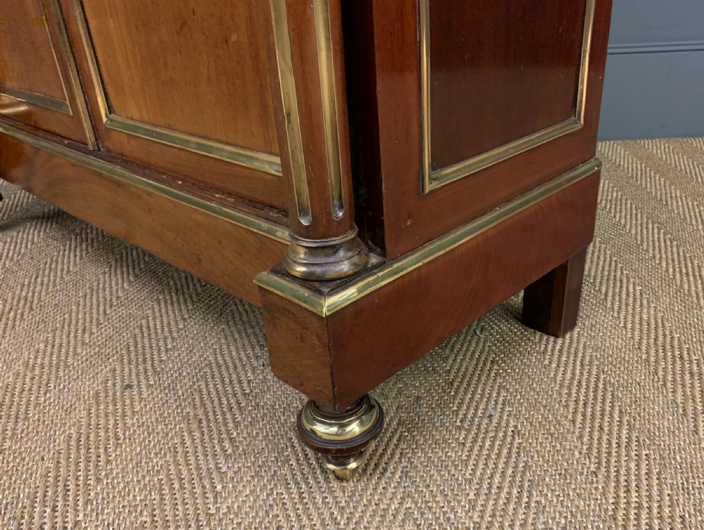 French Mahogany Brass Inlaid Bookcase View XI