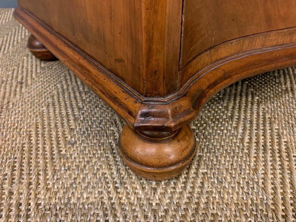 Serpentine Burr Walnut Chest of Drawers View V