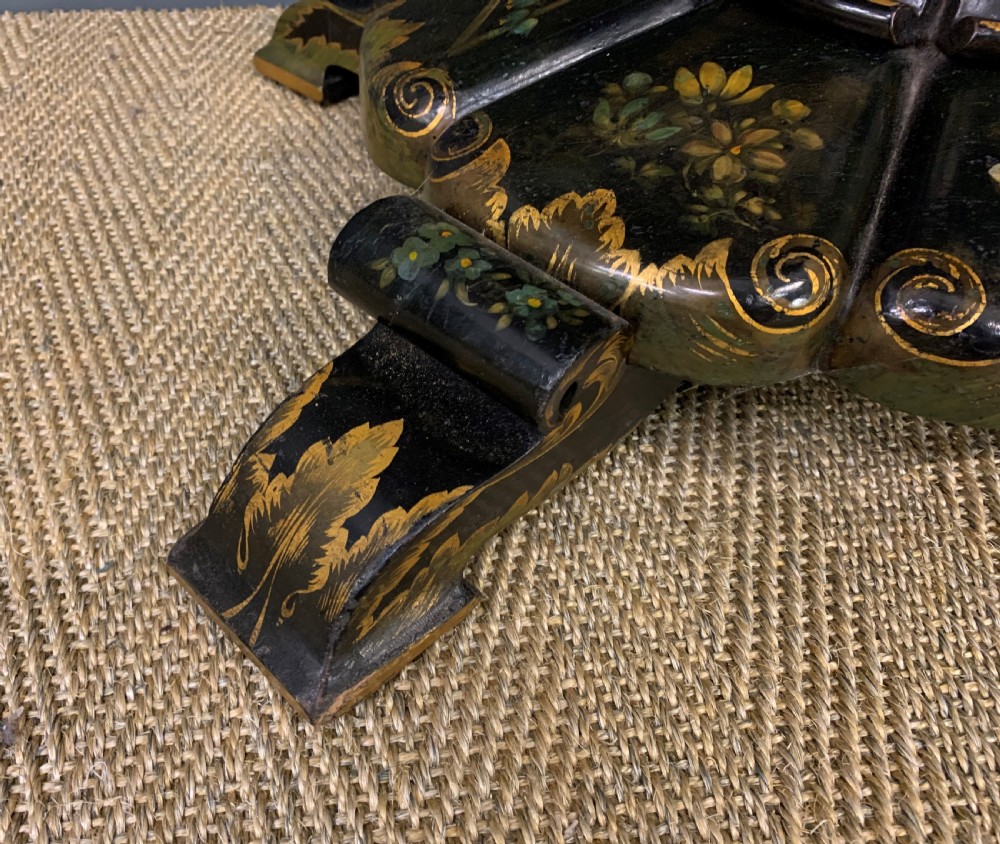 Victorian Japanned Lacquered Card Table View VIII