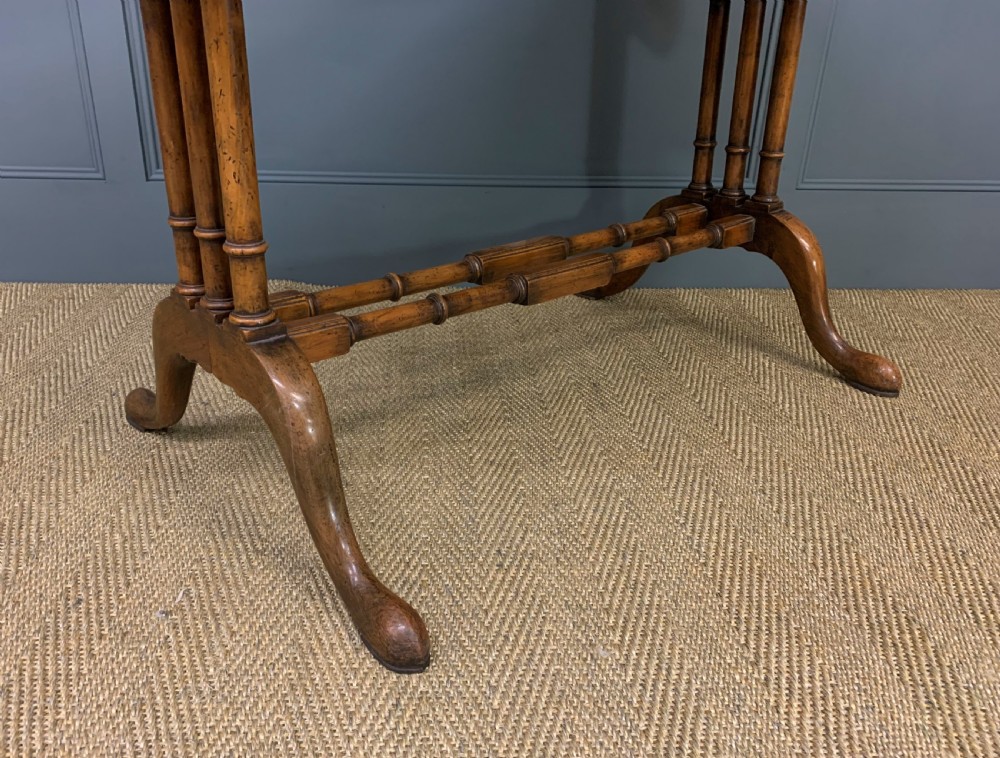 Burr Walnut Sofa Table View III