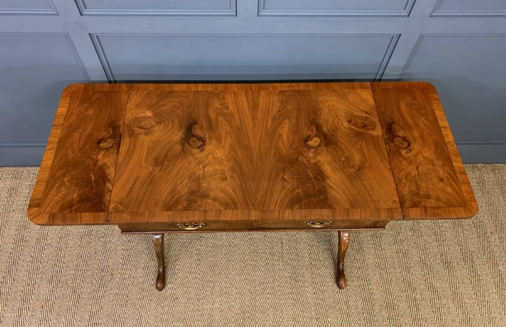 Burr Walnut Sofa Table View V