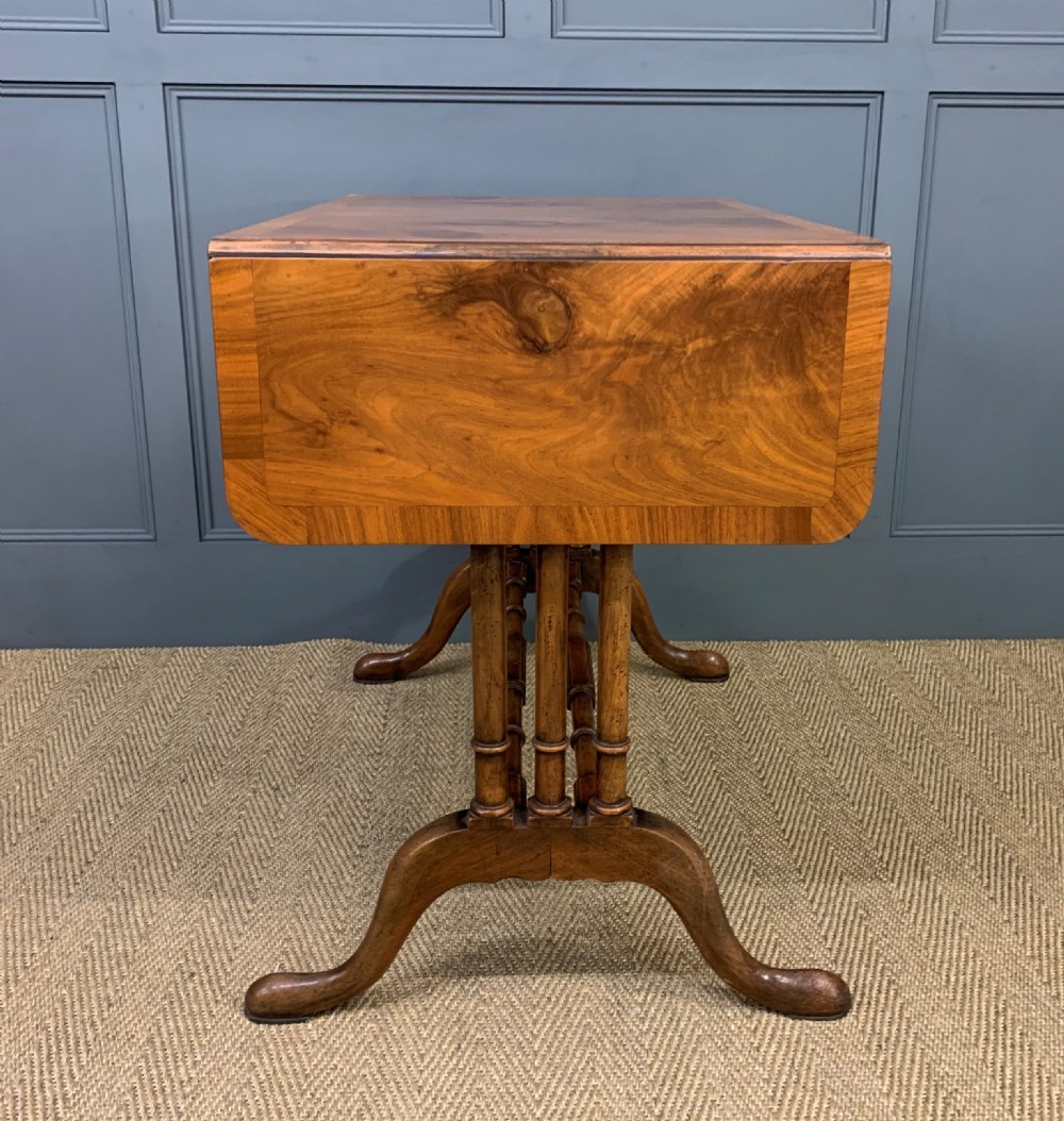 Burr Walnut Sofa Table View X