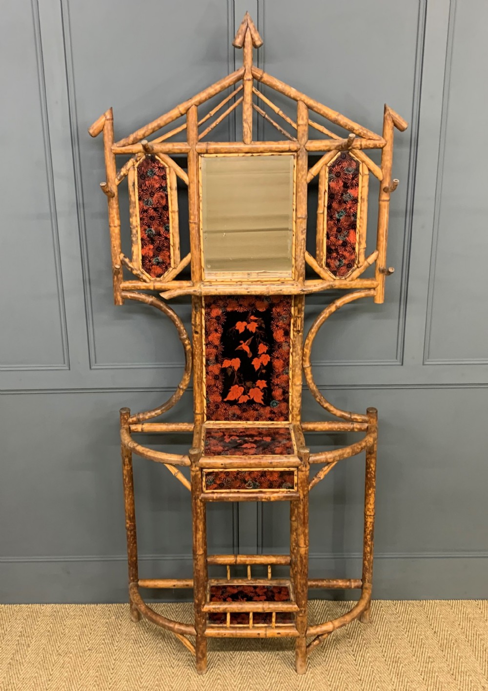 Victorian Bamboo Hallstand