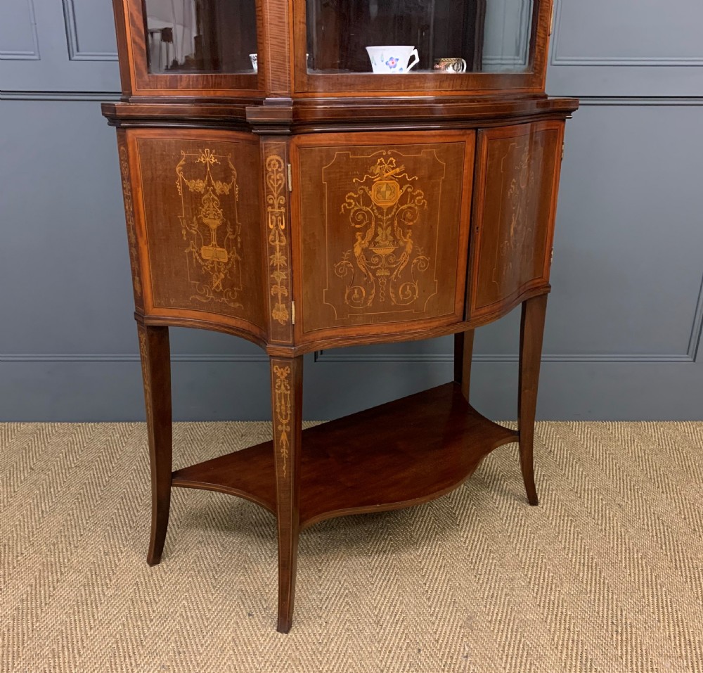 Edwards and Roberts Serpentine Display Cabinet View IV