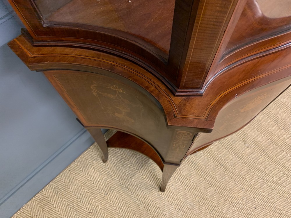 Edwards and Roberts Serpentine Display Cabinet View VIII