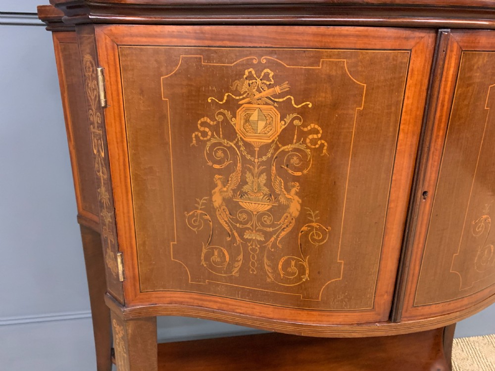 Edwards and Roberts Serpentine Display Cabinet View IX