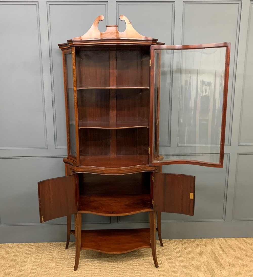 Edwards and Roberts Serpentine Display Cabinet View XV