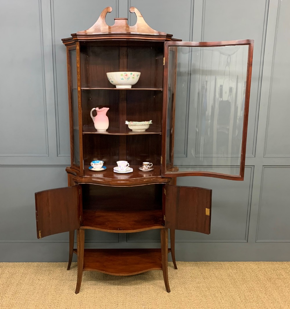 Edwards and Roberts Serpentine Display Cabinet View XVI