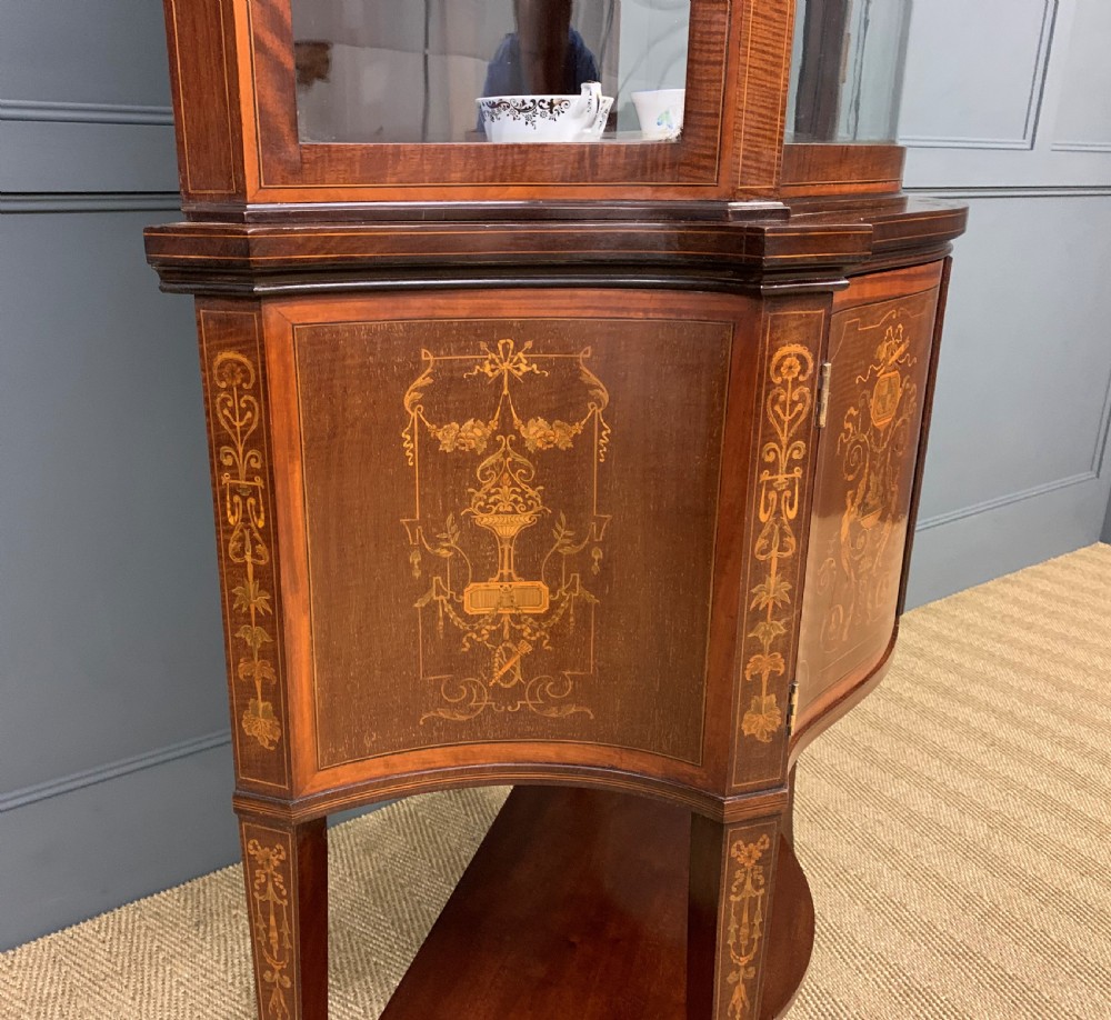 Edwards and Roberts Serpentine Display Cabinet View XVIII