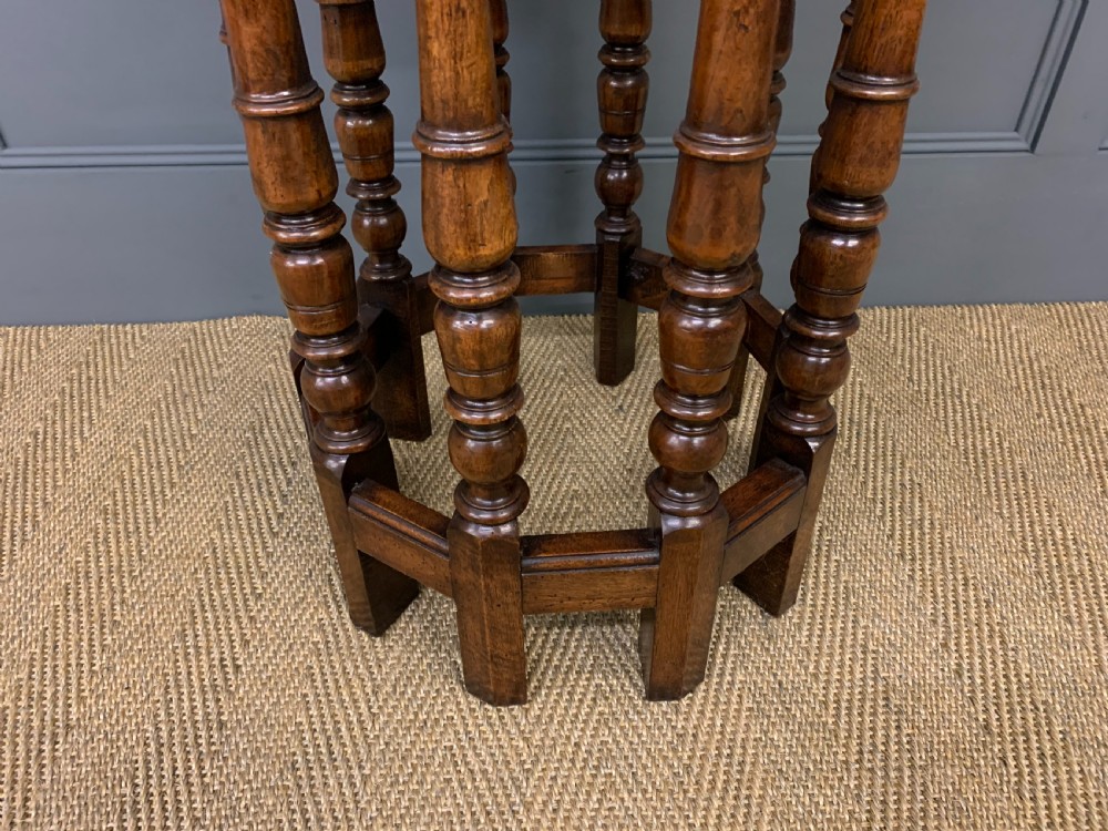Walnut Occasional Lamp Table View II