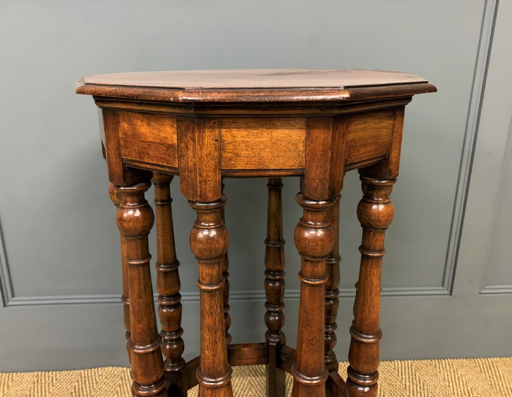 Walnut Occasional Lamp Table View III