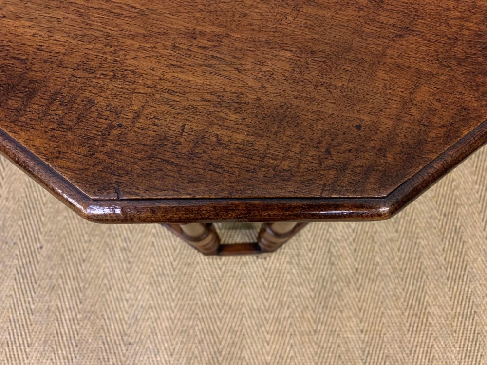 Walnut Occasional Lamp Table View V