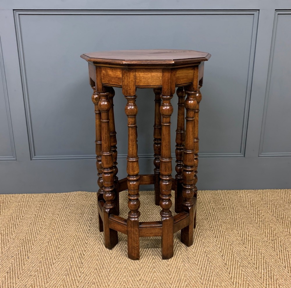 Walnut Occasional Lamp Table View VI
