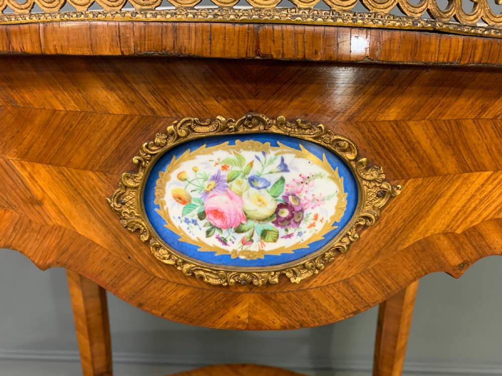 Kingwood Jardiniere With Porcelain Plaques View IX