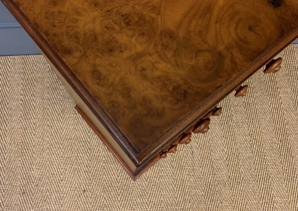 Pair of Victorian Burr Walnut Bedside Chests View V