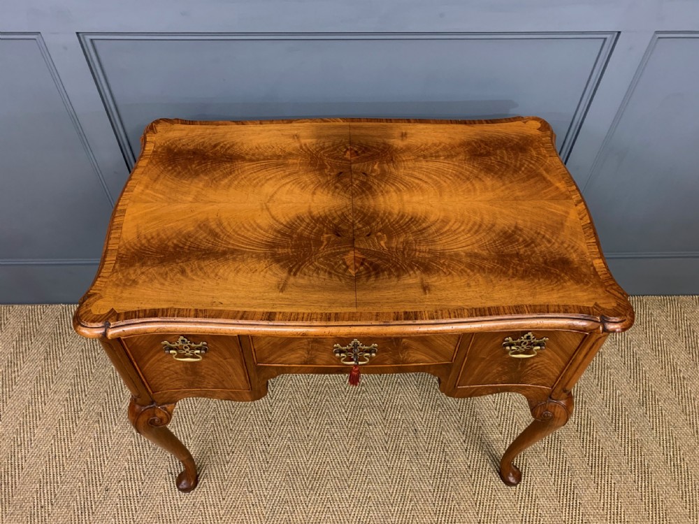 Burr Walnut Lamp Table View II
