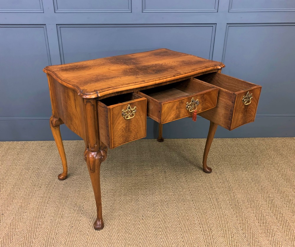 Burr Walnut Lamp Table View III