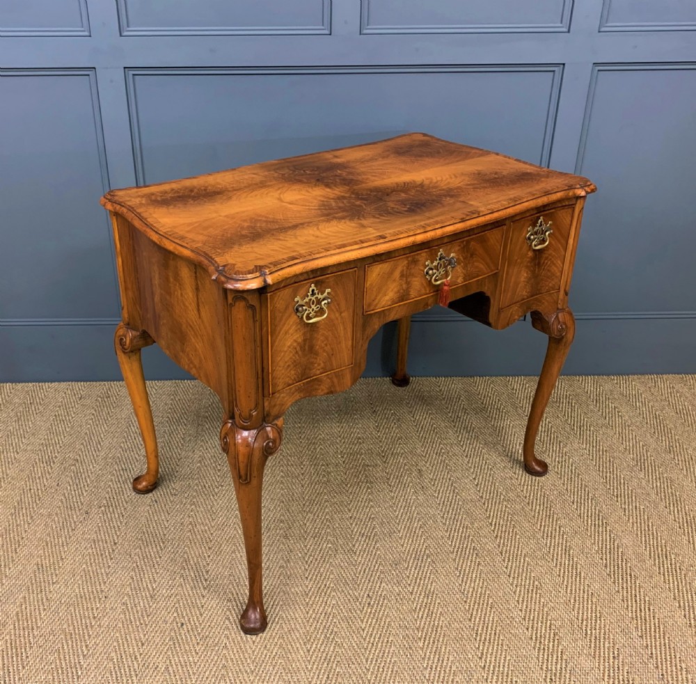 Burr Walnut Lamp Table View IV