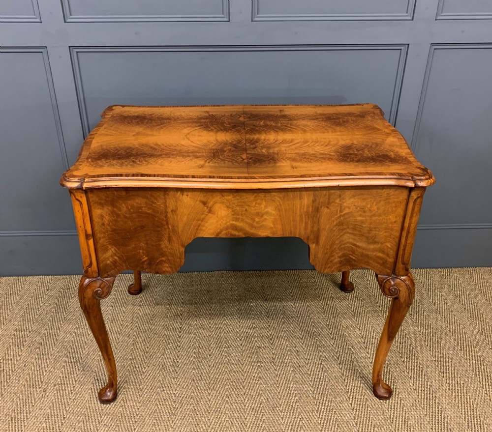 Burr Walnut Lamp Table View V