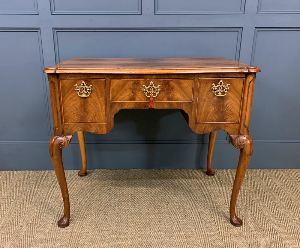 Burr Walnut Lamp Table View VI