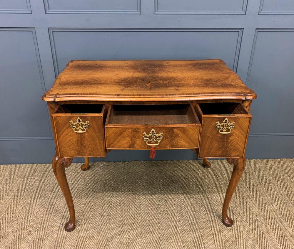 Burr Walnut Lamp Table View VIII