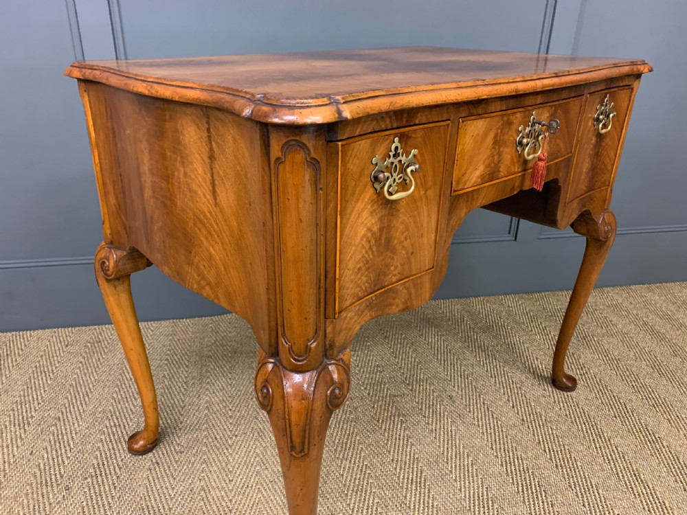 Burr Walnut Lamp Table View X