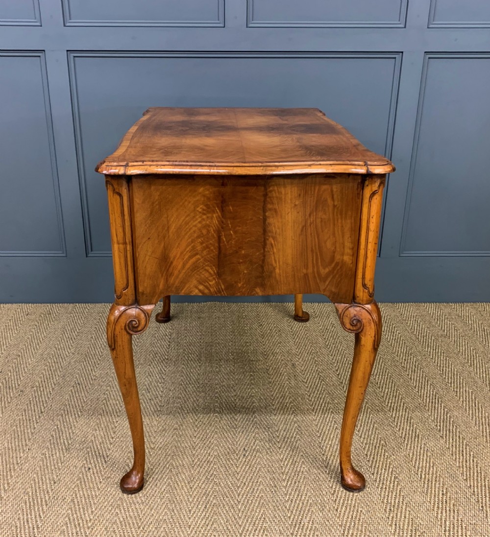 Burr Walnut Lamp Table View XI