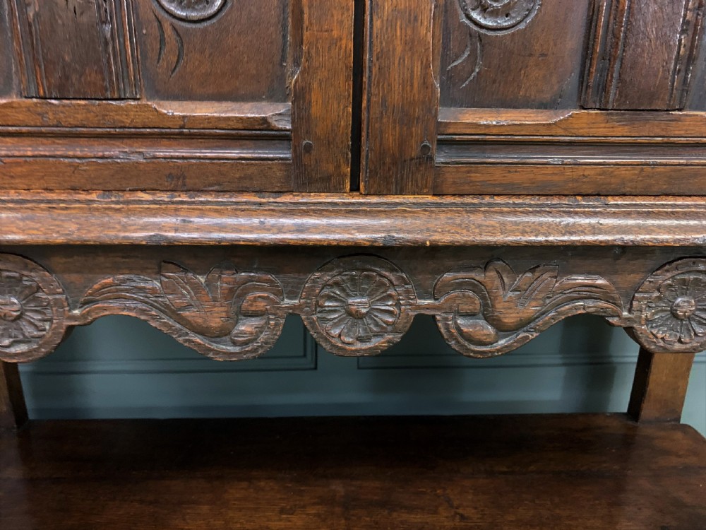 19th Century Carved Oak Cupboard View XII