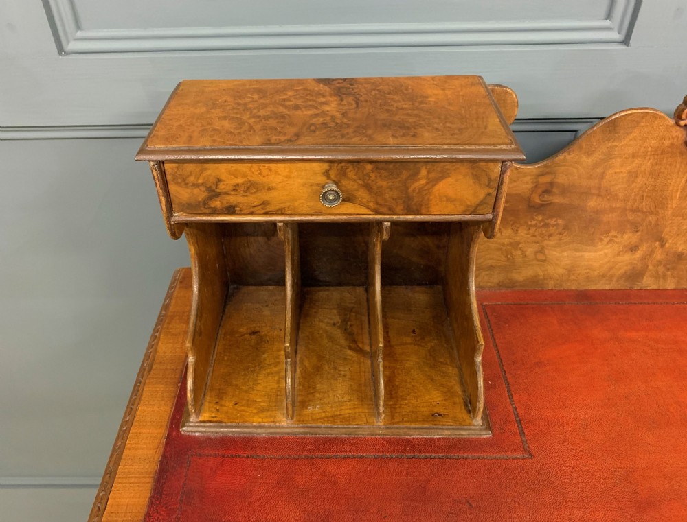 Burr Walnut Writing Desk View VIII