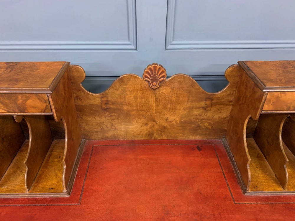 Burr Walnut Writing Desk View IX