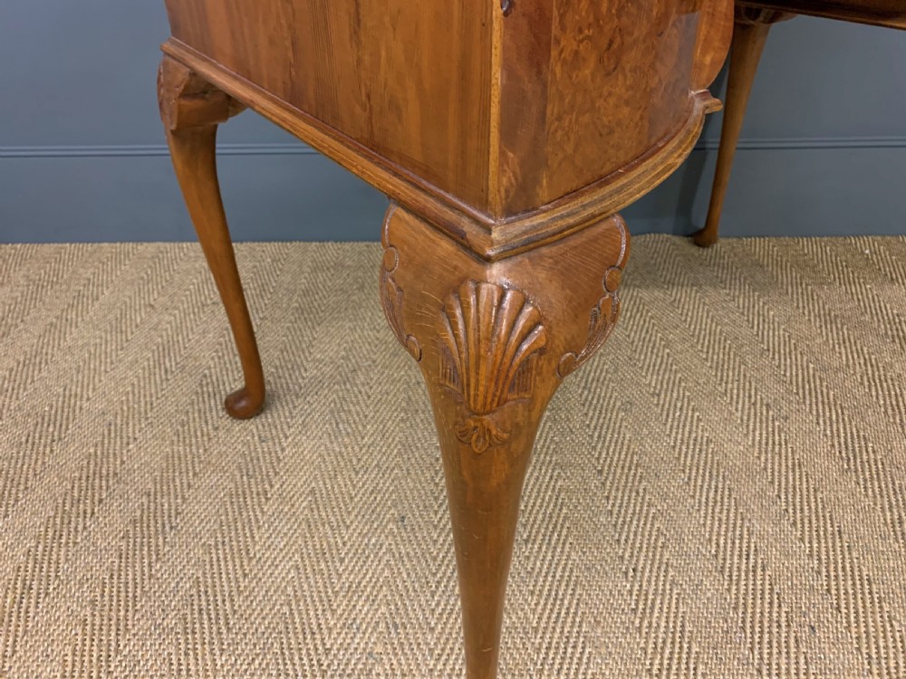 Burr Walnut Writing Desk View XIII