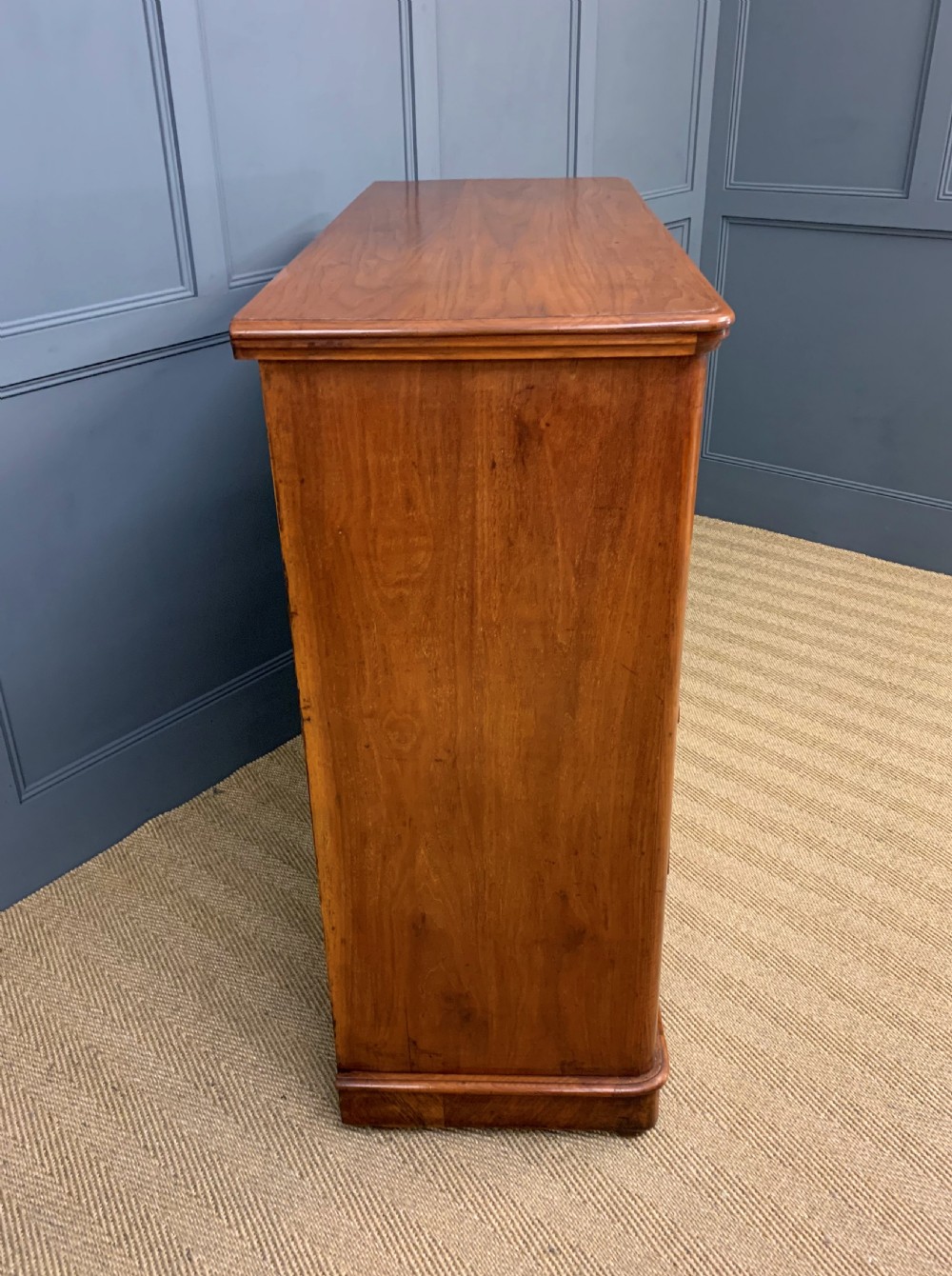 Victorian Figured Walnut Chest of Drawers View XI