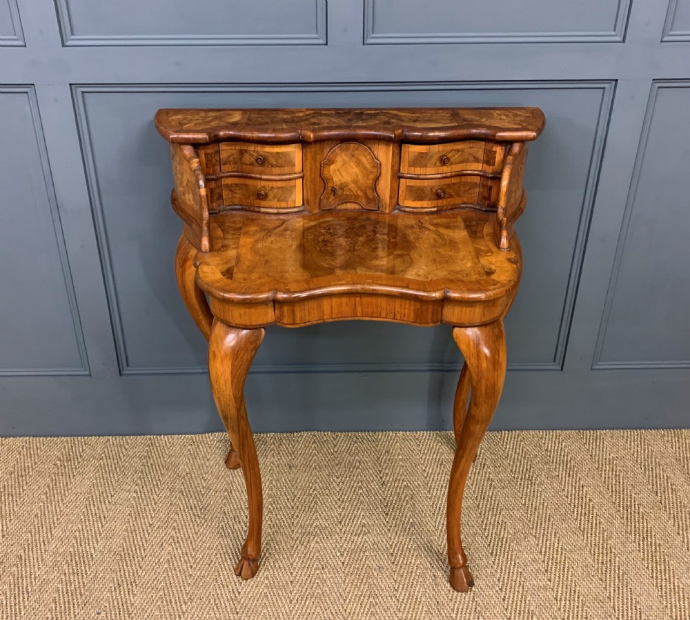 Burr Walnut Bonheur Du Jour View IV