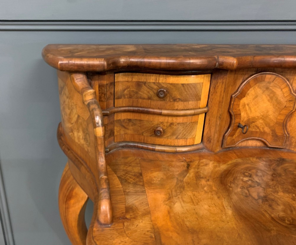 Burr Walnut Bonheur Du Jour View VI