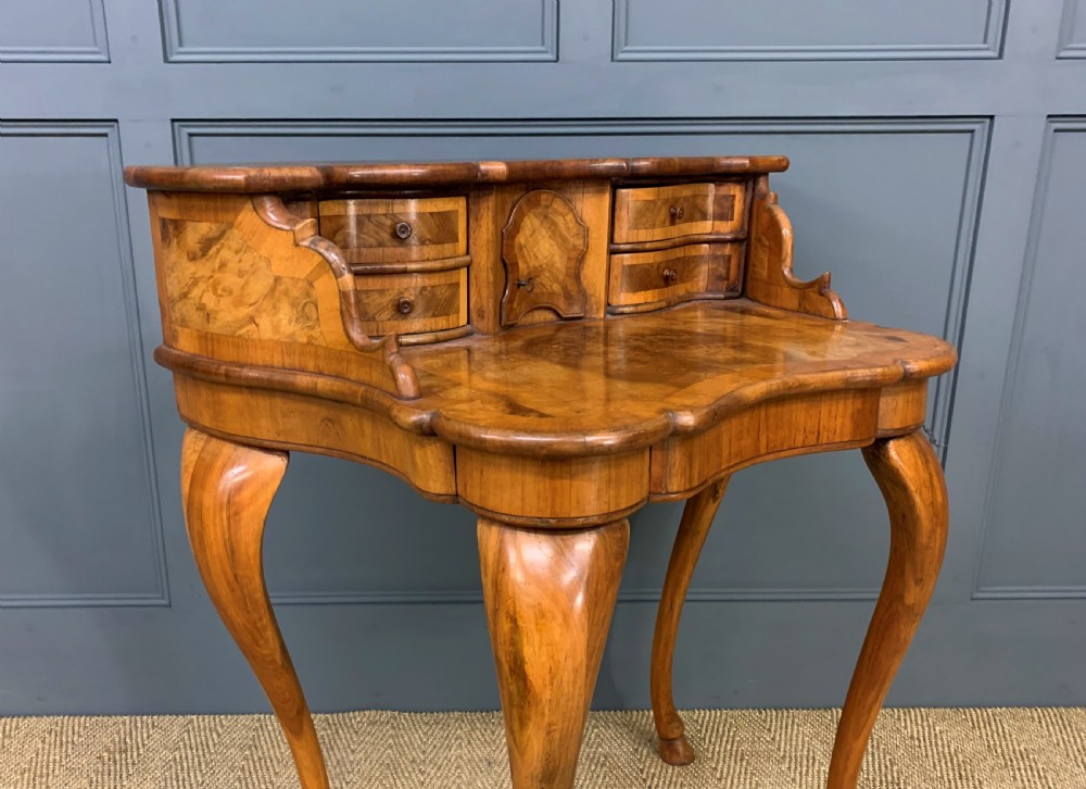 Burr Walnut Bonheur Du Jour View IX