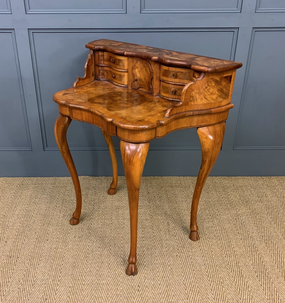 Burr Walnut Bonheur Du Jour View XIII