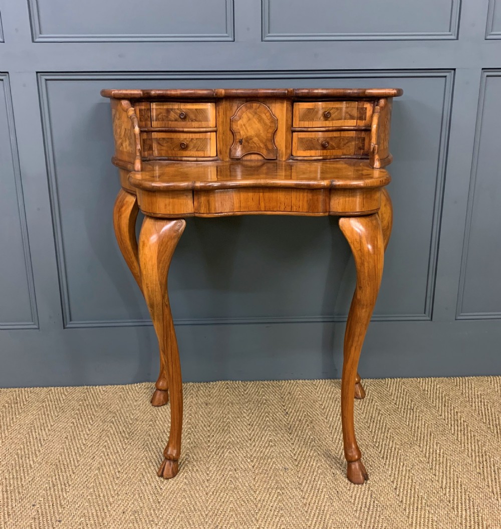 Burr Walnut Bonheur Du Jour View XIV