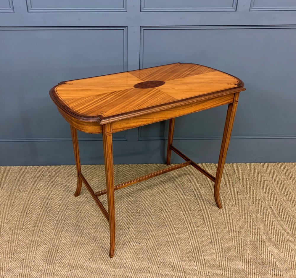 Edwardian Inlaid Satinwood Occasional Table