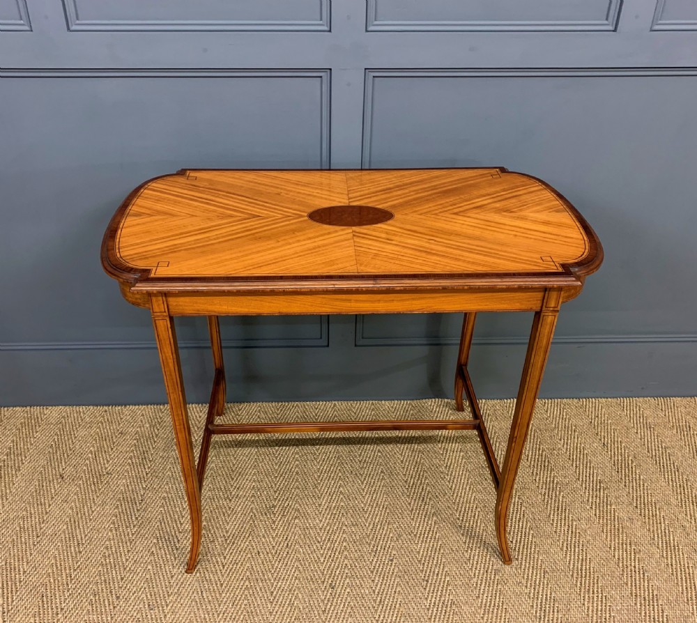 Edwardian Inlaid Satinwood Occasional Table View II