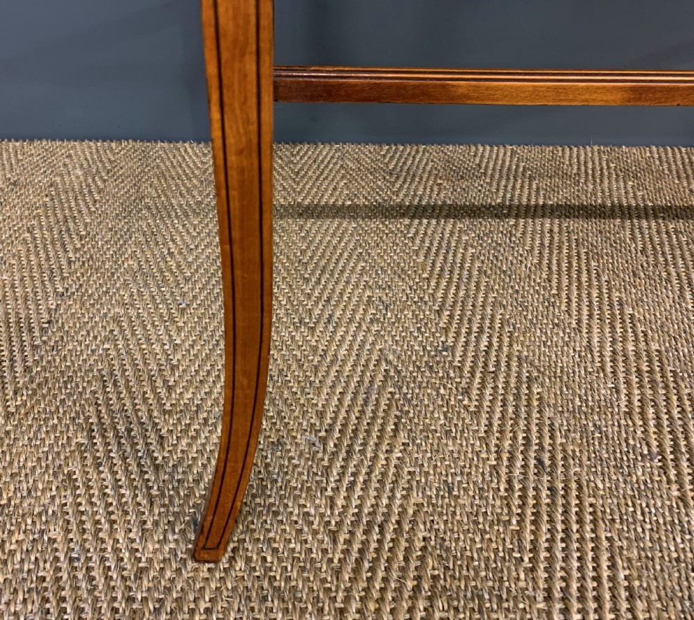 Edwardian Inlaid Satinwood Occasional Table View IX