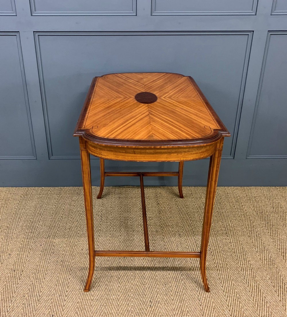 Edwardian Inlaid Satinwood Occasional Table View X
