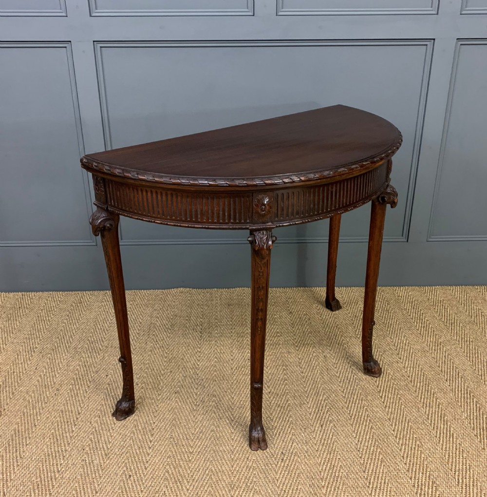 Adams Style Mahogany Card Table