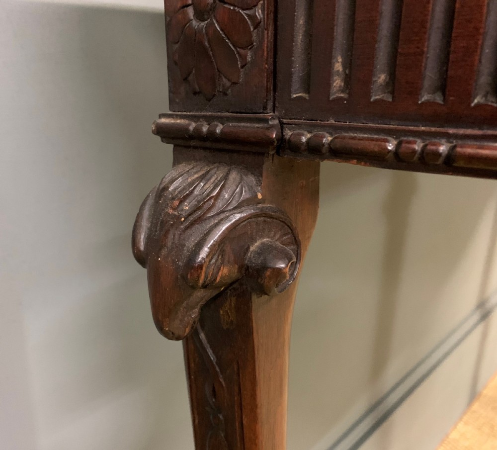 Adams Style Mahogany Card Table View VIII