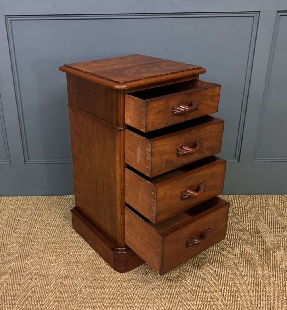 Pair of Victorian Mahogany Bedside Chests View XII